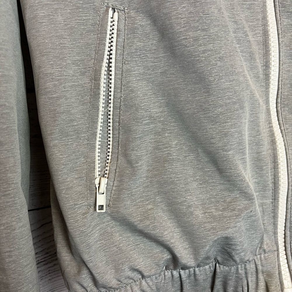 GARAGE Women’s XS Lightweight Casual Gray and Black Jacket with Hood Mes… - Picture 4 of 8